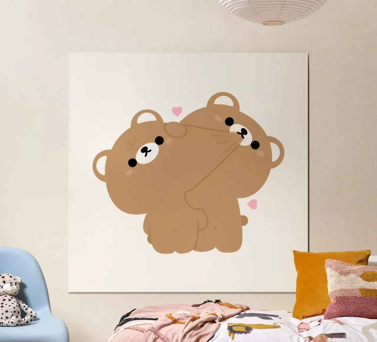 Couple d'ours bruns poster de theladyernestember