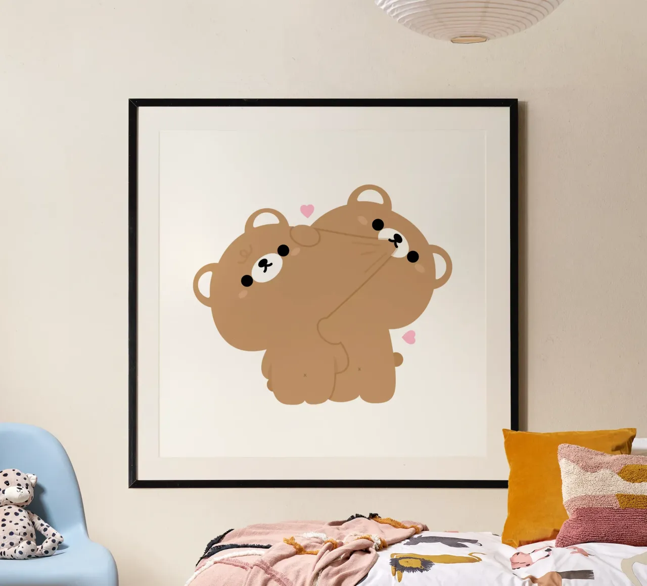 Couple d'ours bruns poster de theladyernestember