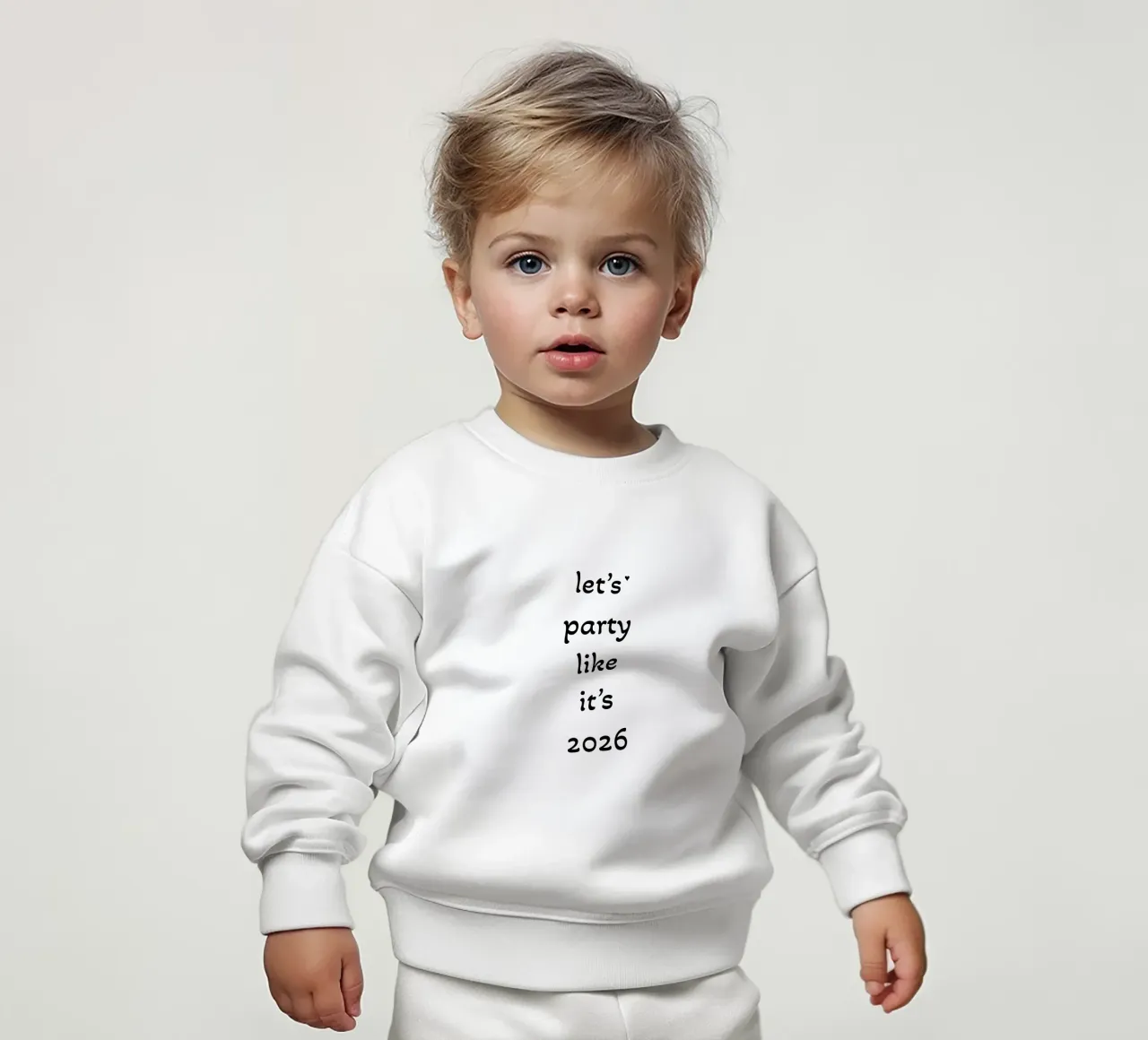 Let's party like it's 2026 felpa neonato da typolover