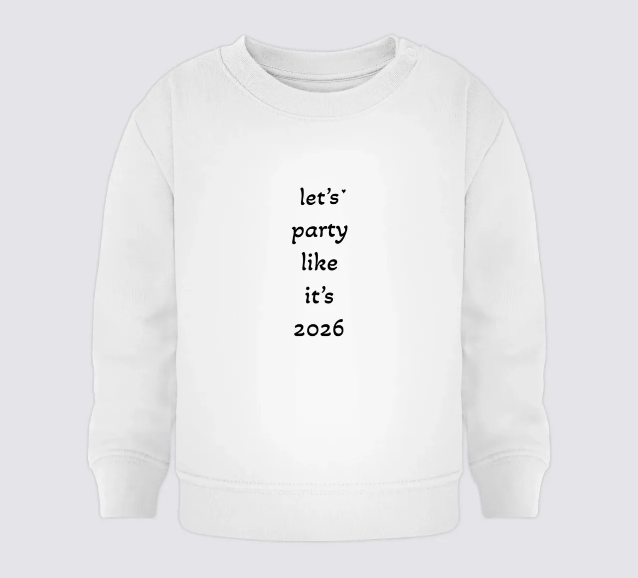 Let's party like it's 2026 felpa neonato da typolover