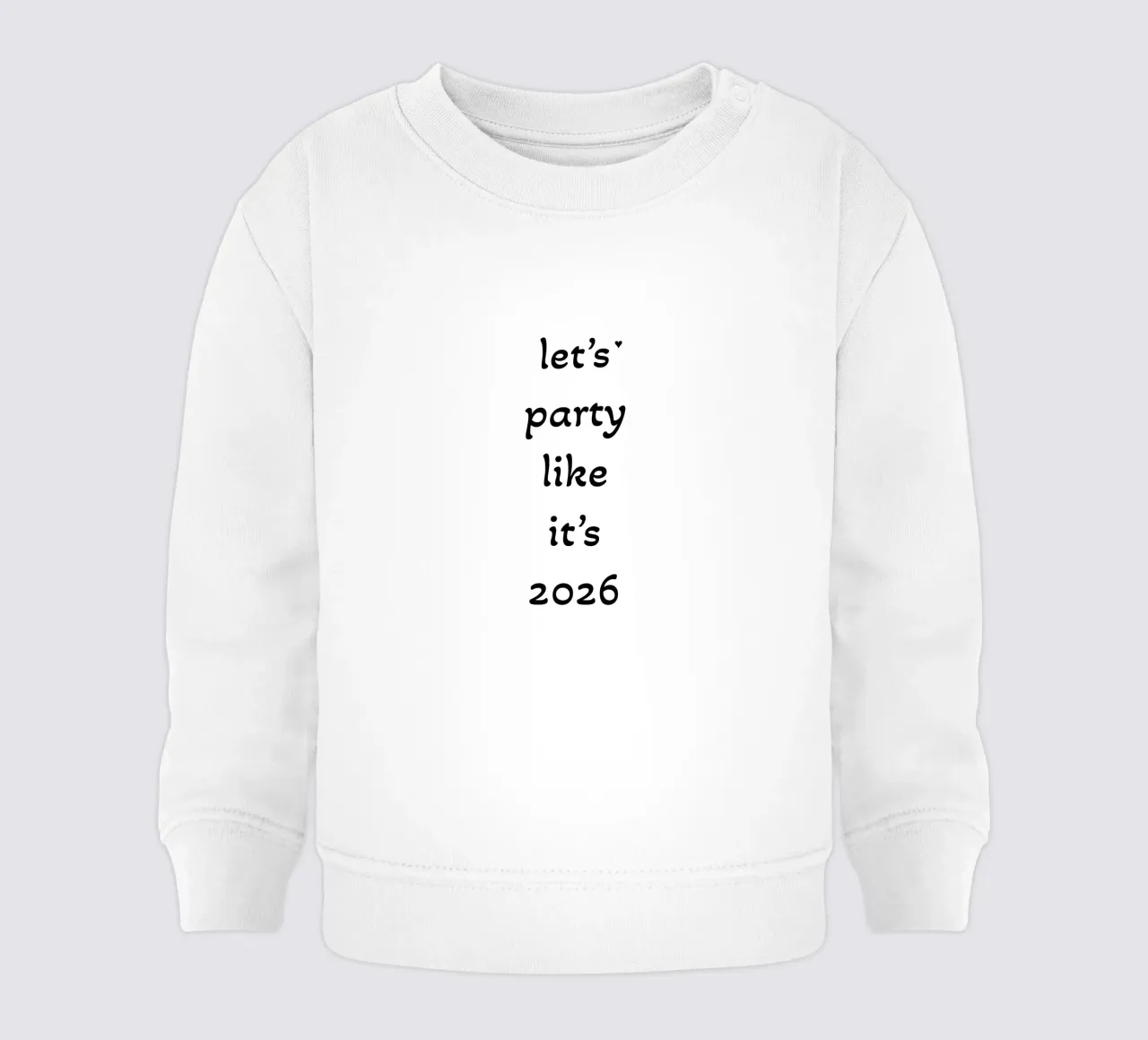 Let's party like it's 2026 felpa neonato da typolover