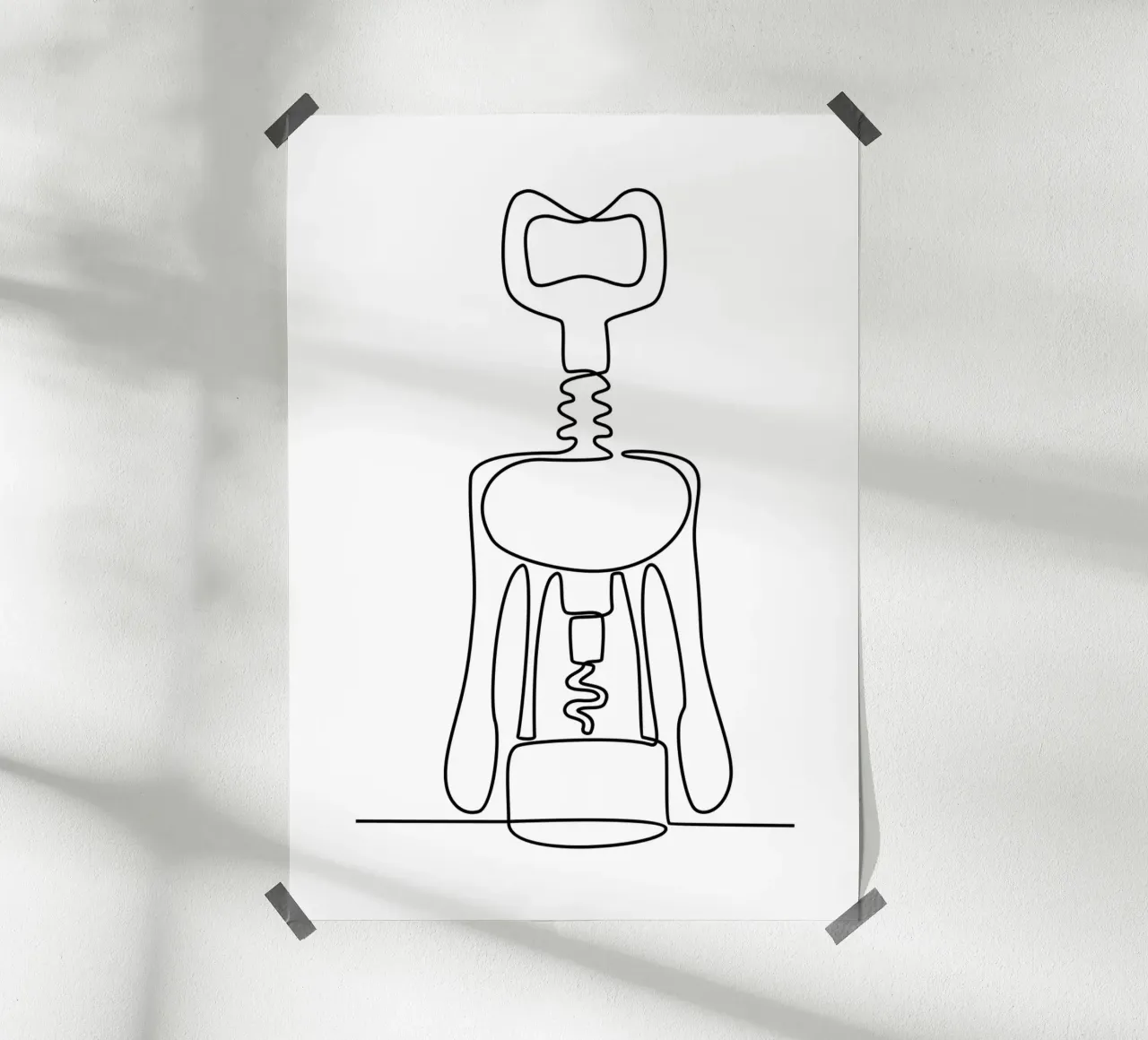 CORKSCREW poster by BAWA