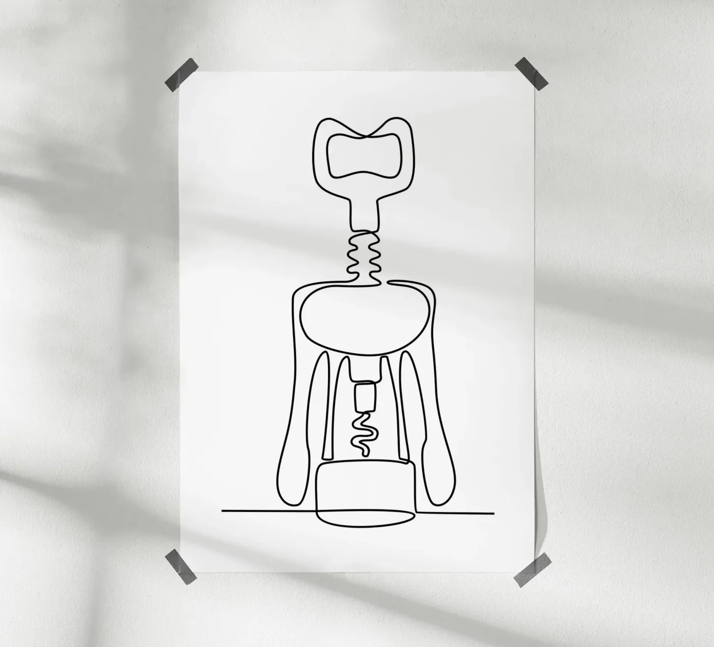 CORKSCREW poster by BAWA