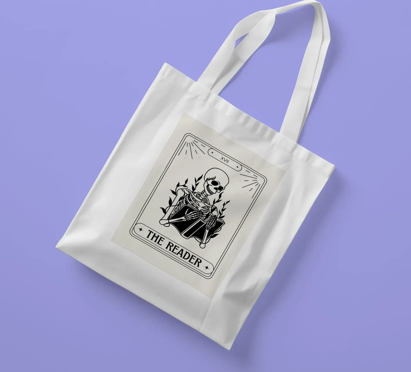 THE READER tote bag by BAWA