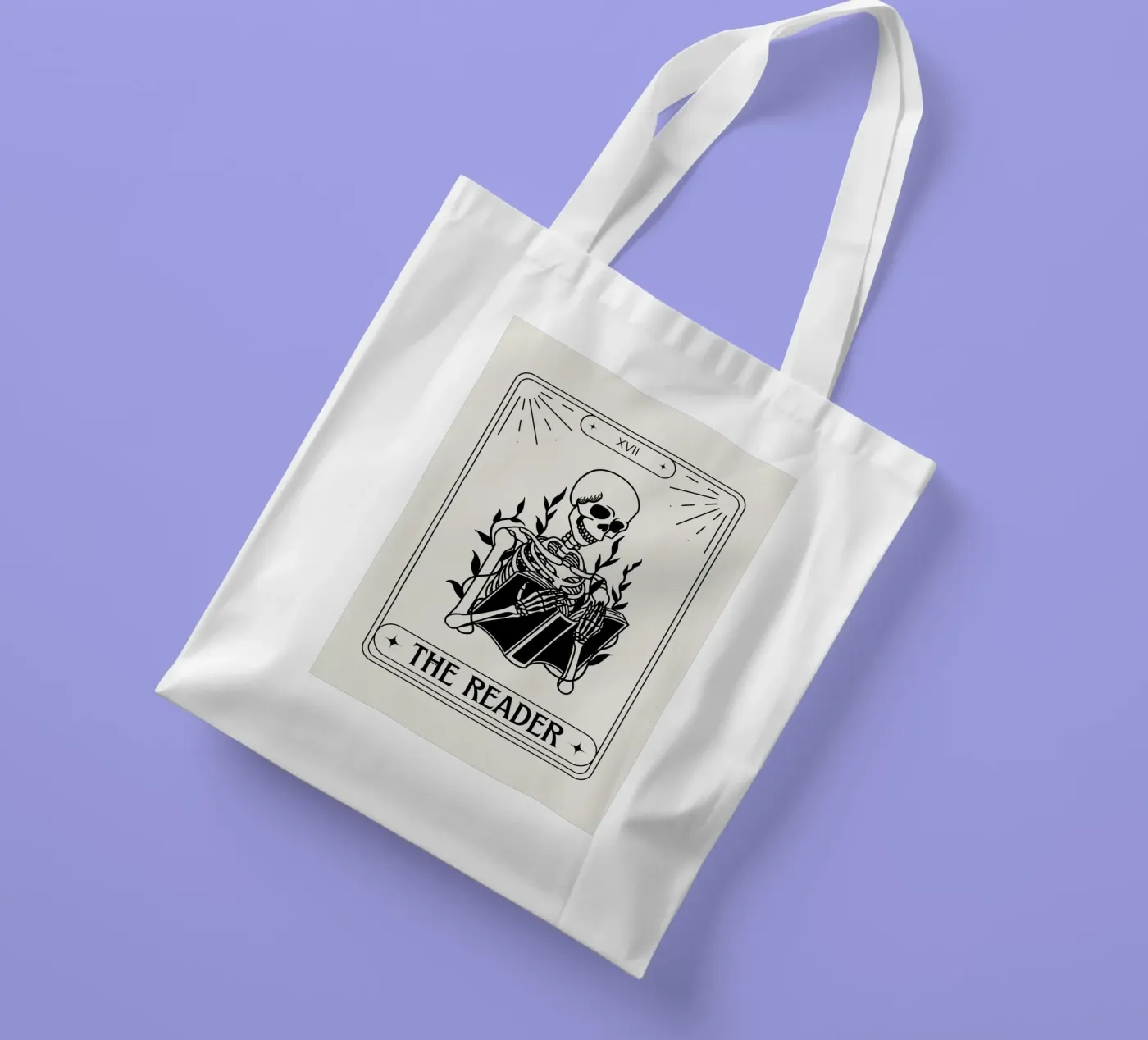 THE READER tote bag by BAWA