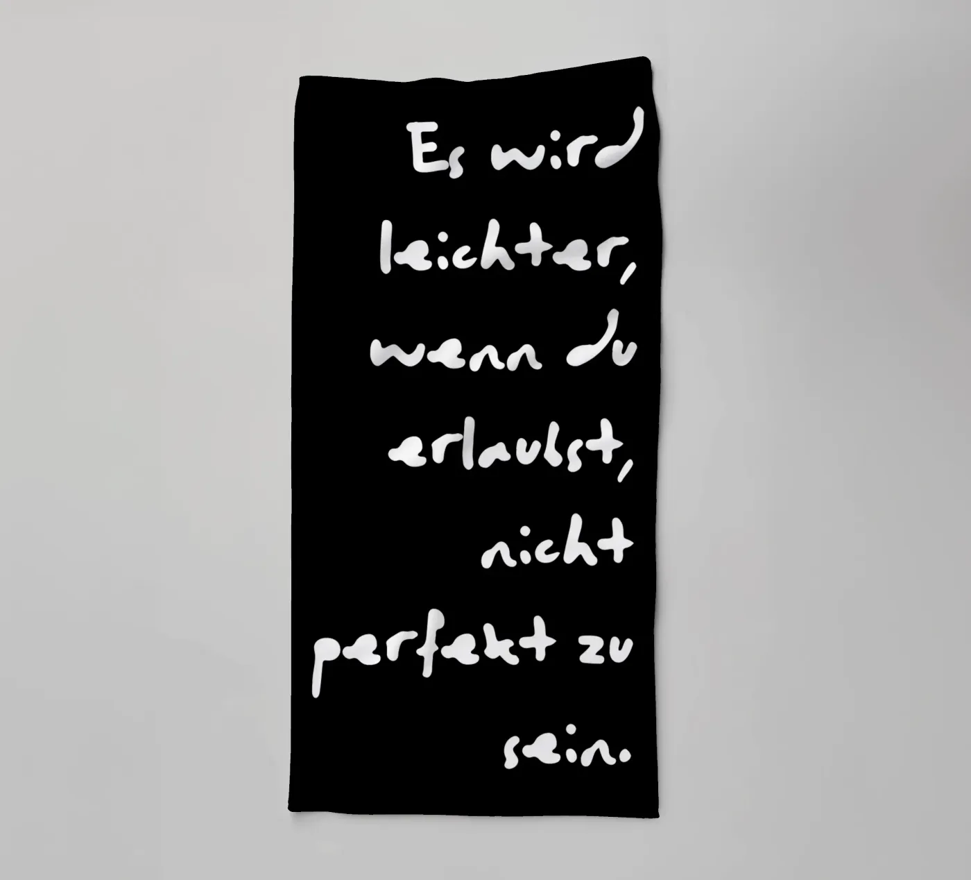 ES WIRD LEICHTER towel by BAWA