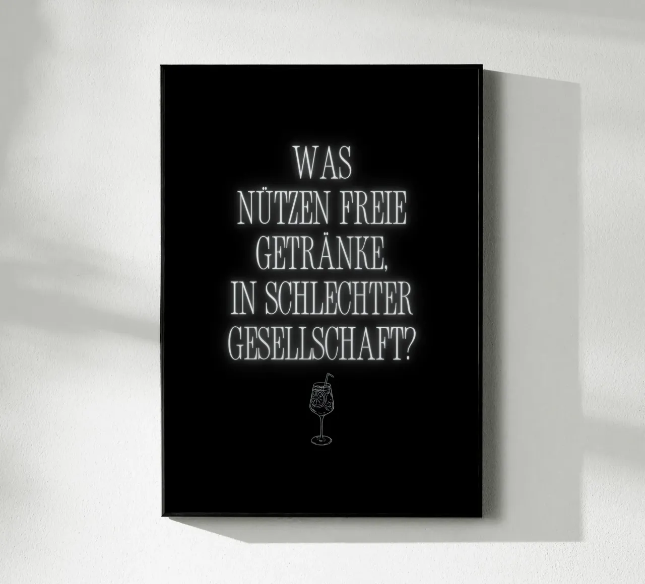 SCHLECHTE GESELLSCHAFT plexiglass da BAWA