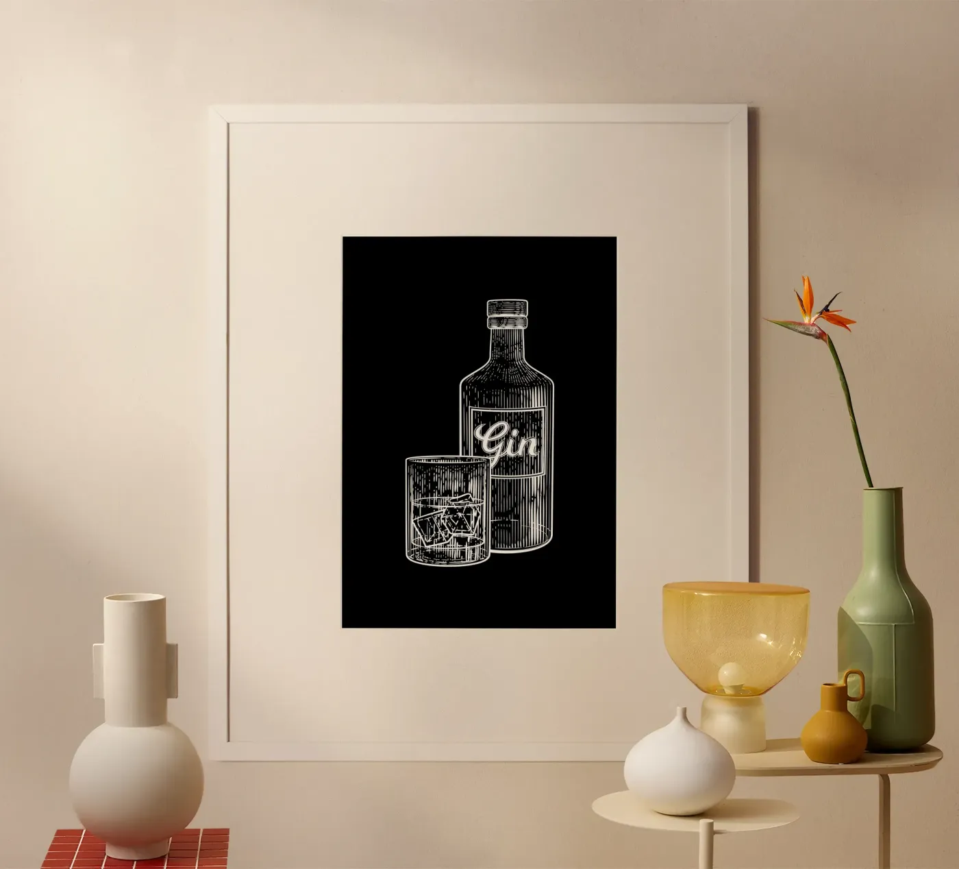 GIN poster by BAWA