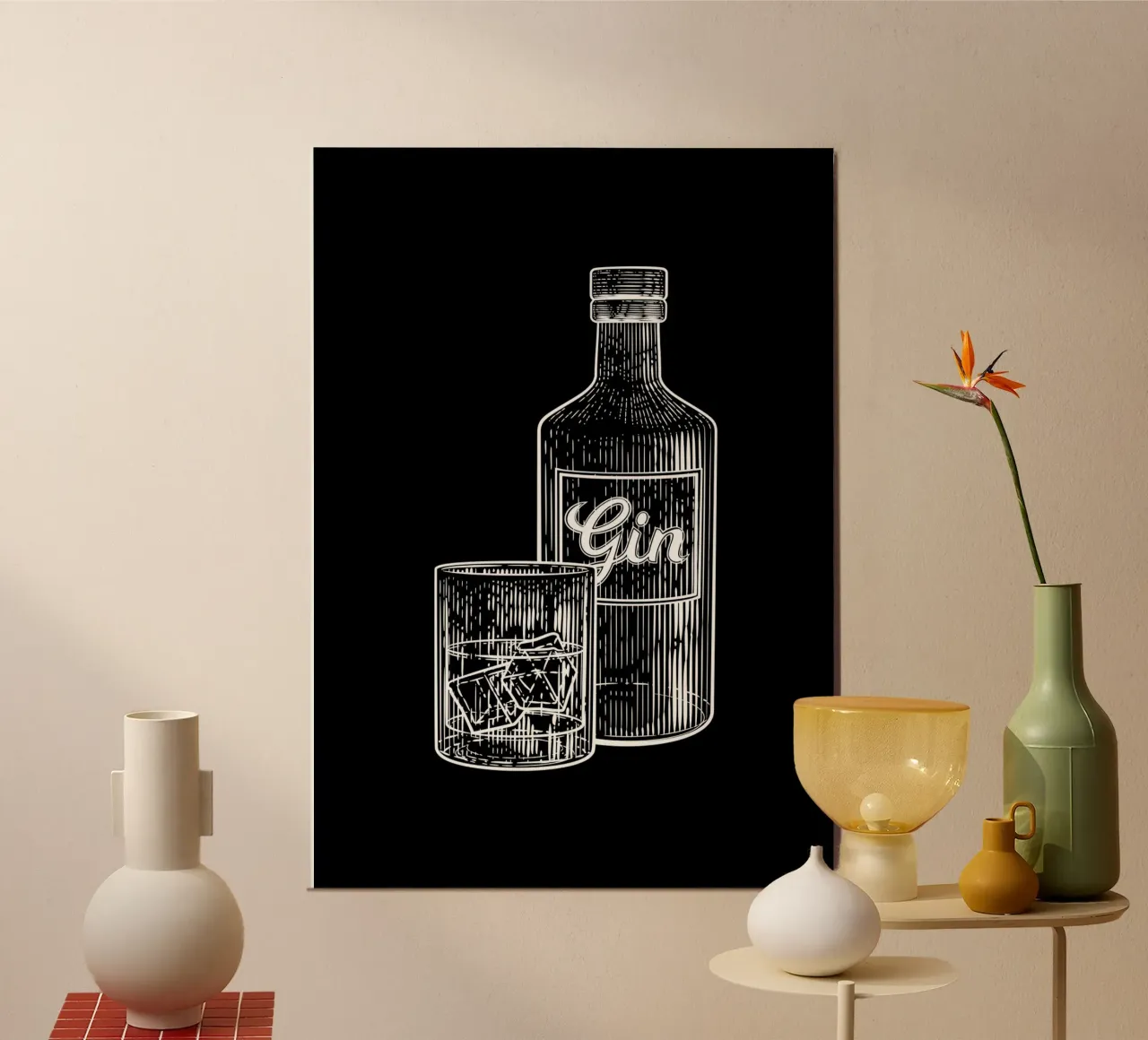 GIN poster van BAWA
