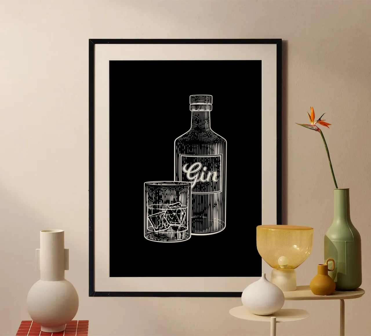 GIN poster van BAWA