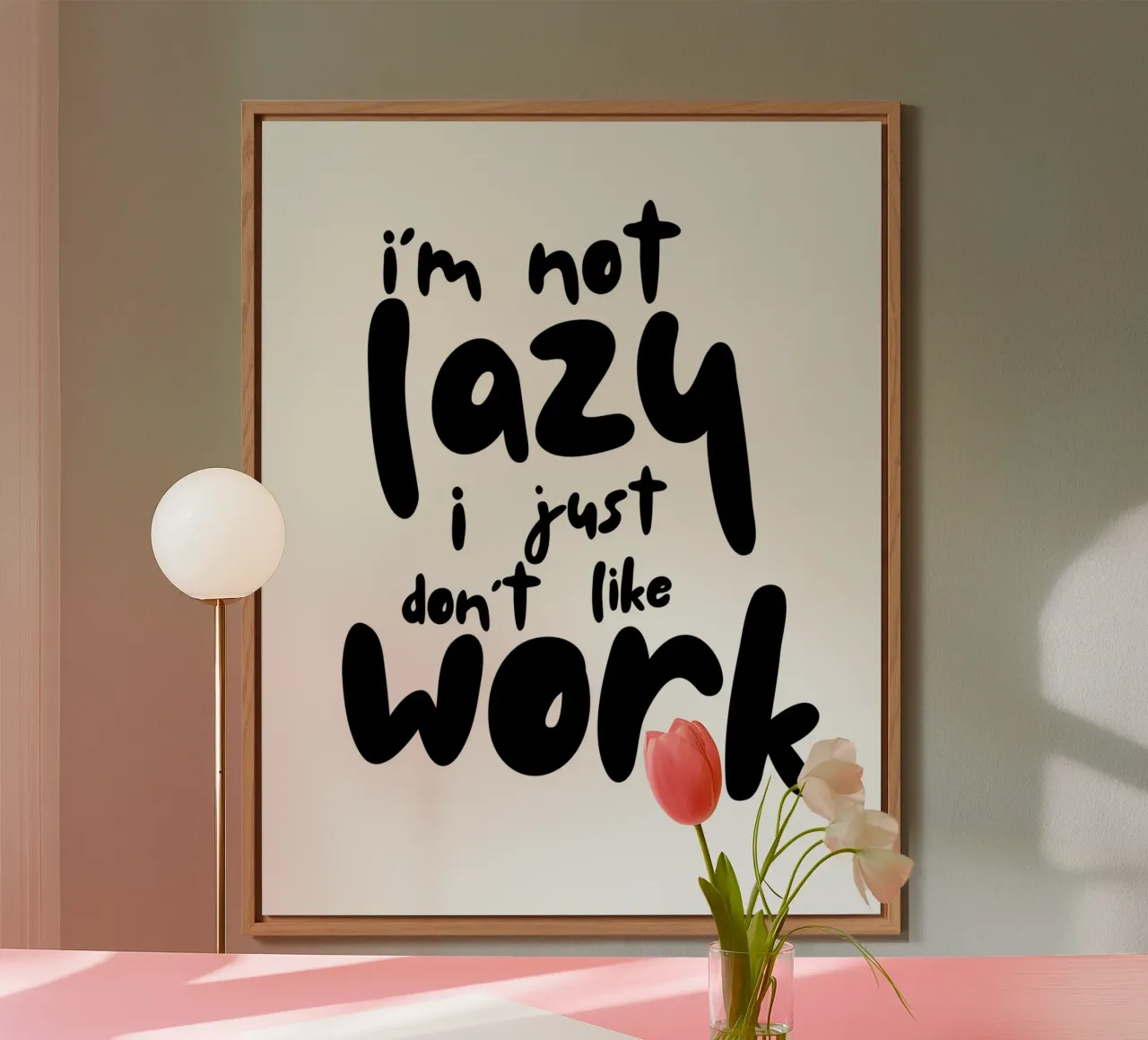 I‘M NOT LAZY pannello forex da BAWA