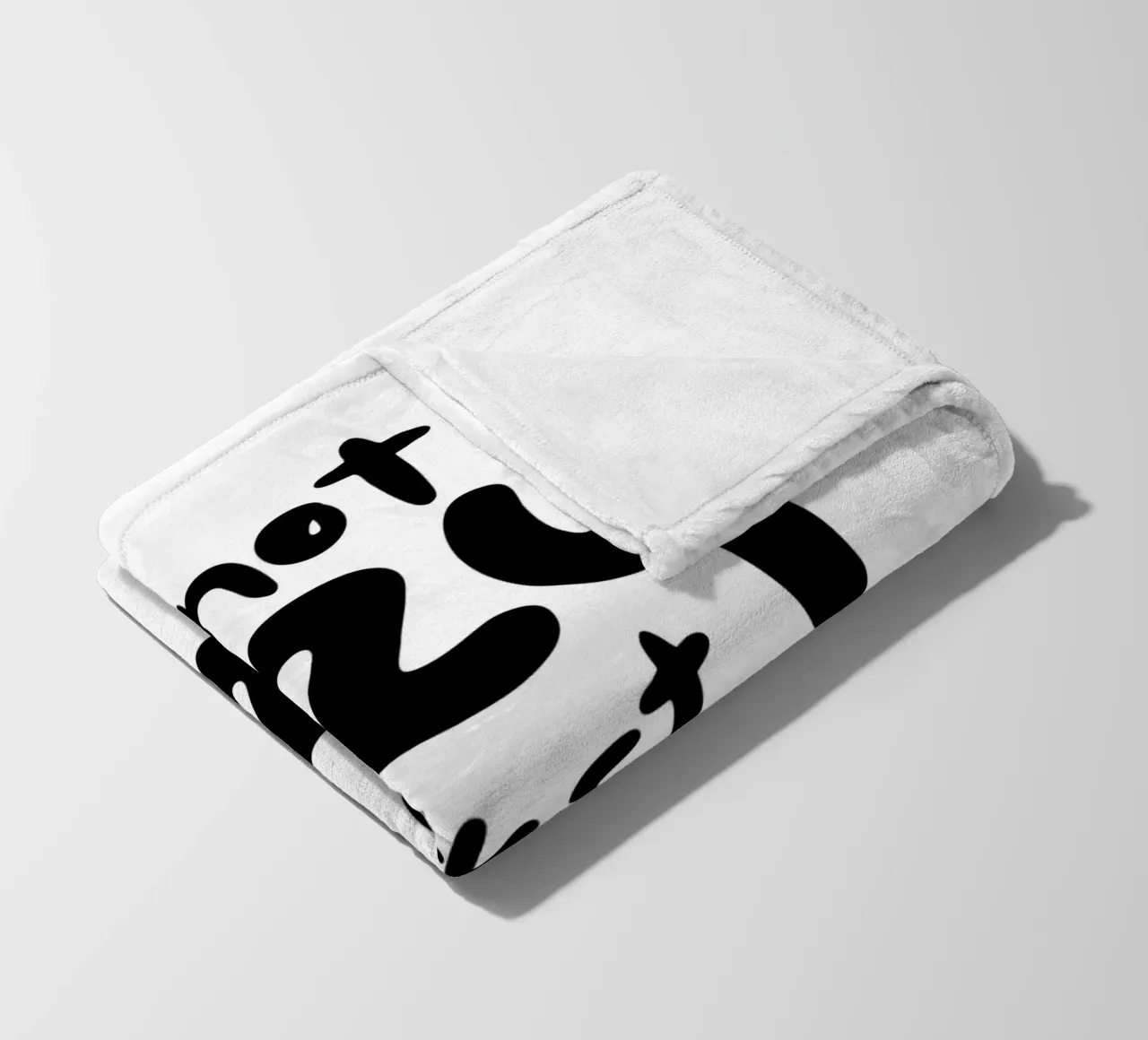 I‘M NOT LAZY coperta in pile da BAWA