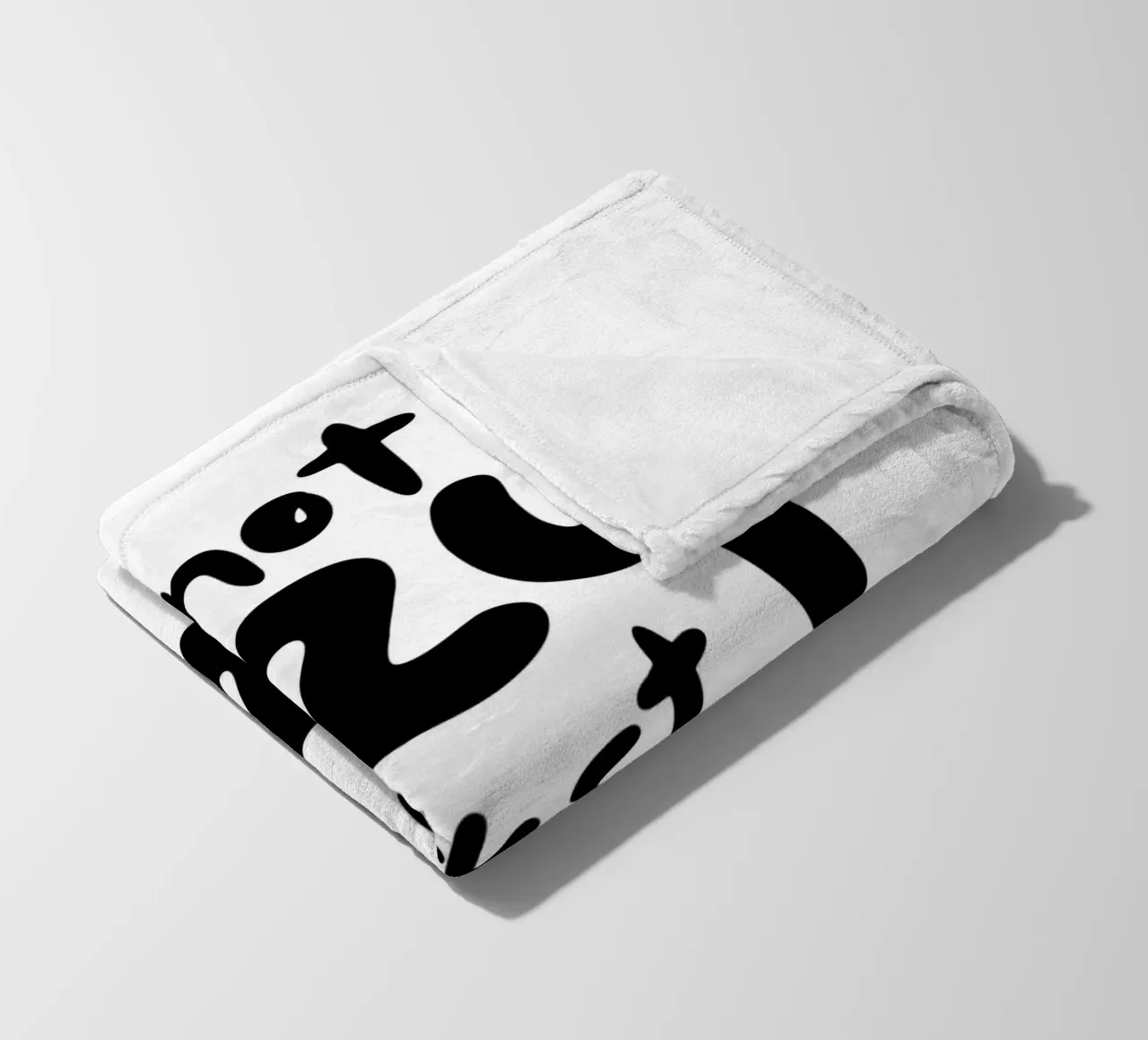 I‘M NOT LAZY coperta in pile da BAWA