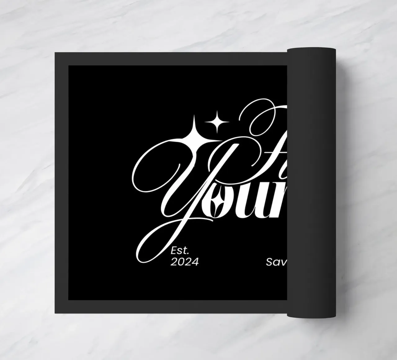 FIND YOURSELF doormat by BAWA