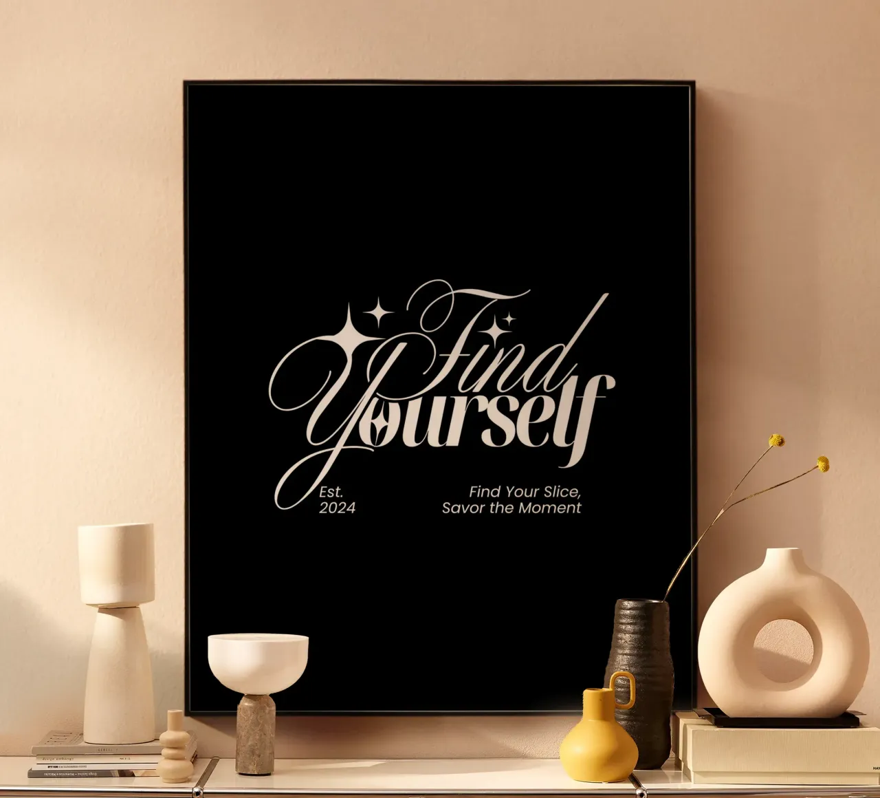 FIND YOURSELF plexiglass da BAWA