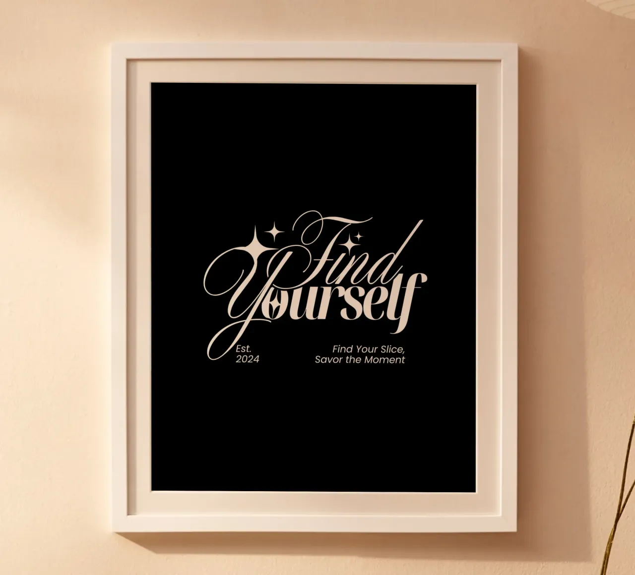 FIND YOURSELF poster da BAWA