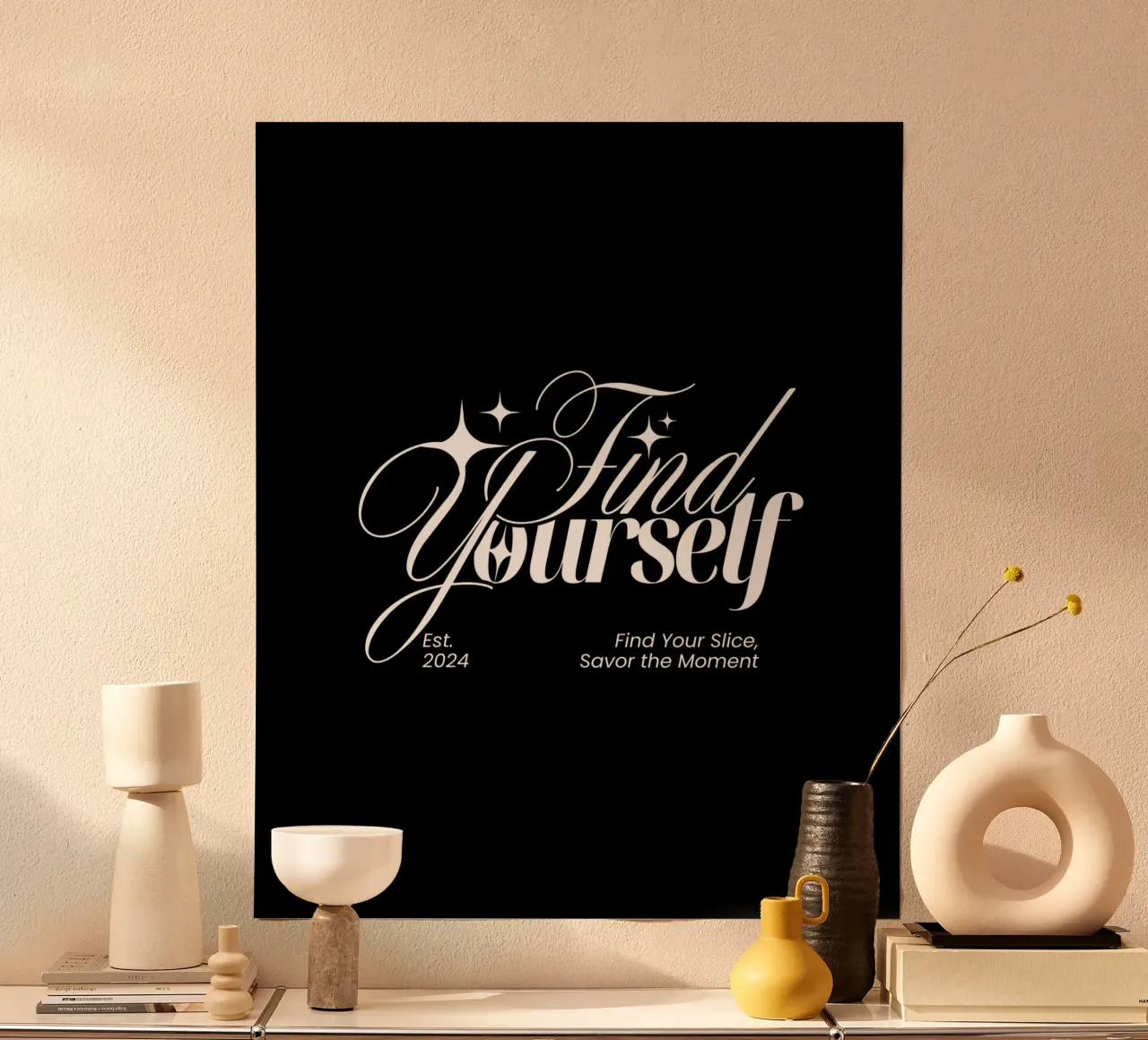 FIND YOURSELF poster da BAWA