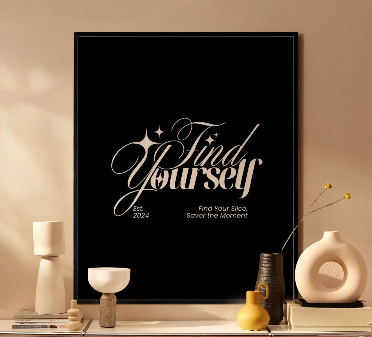 FIND YOURSELF poster da BAWA