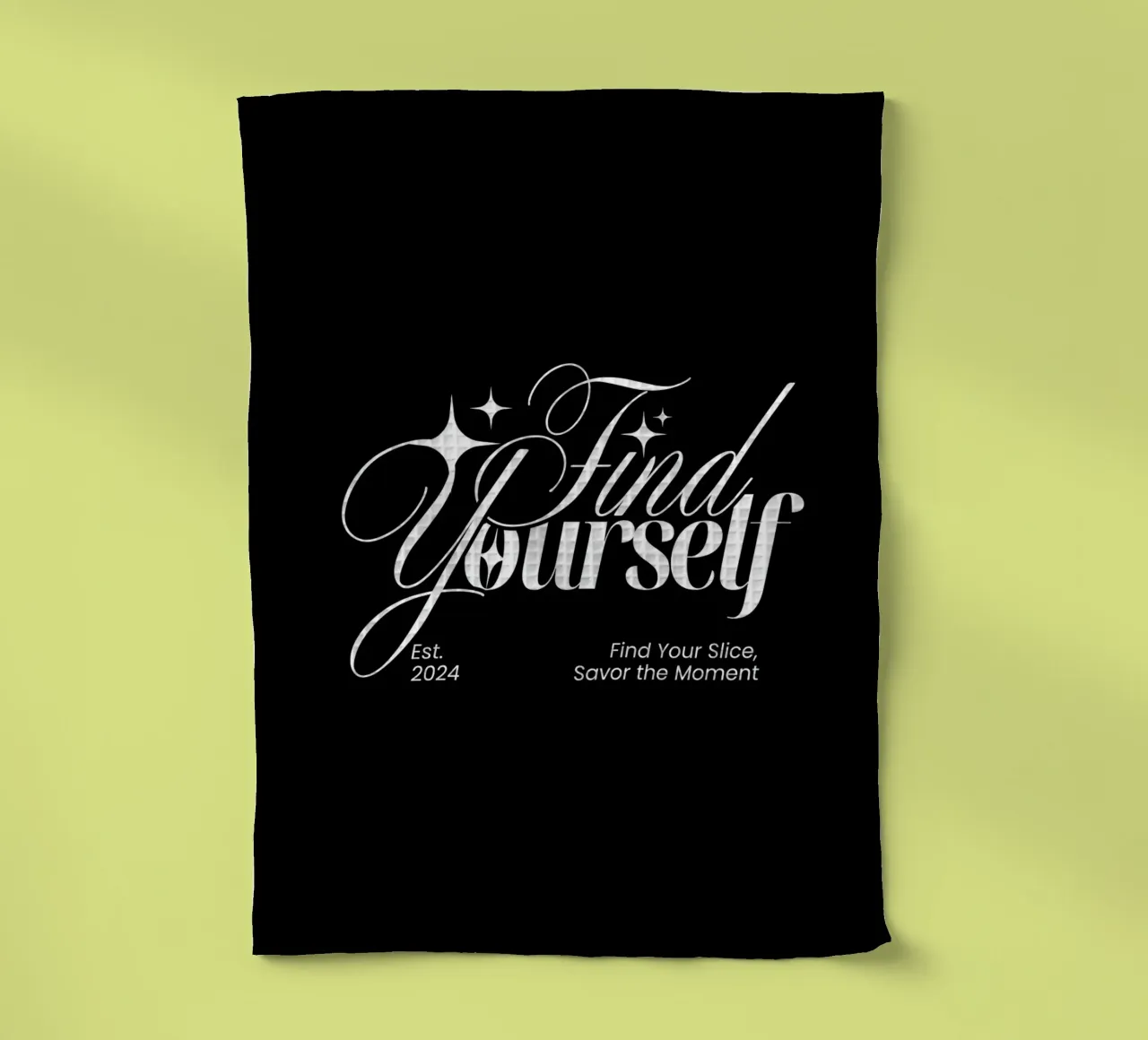 FIND YOURSELF canovaccio da cucina da BAWA