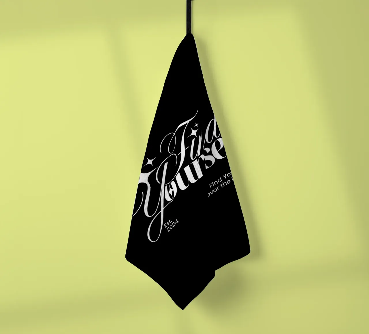 FIND YOURSELF canovaccio da cucina da BAWA