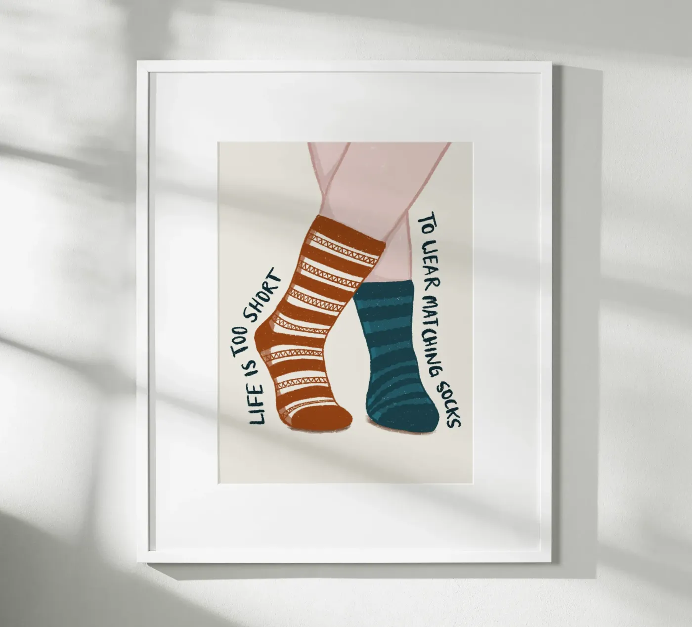 Matching socks poster by moDeern