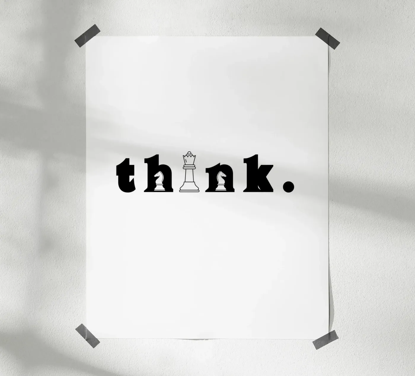 THINK poster van BAWA