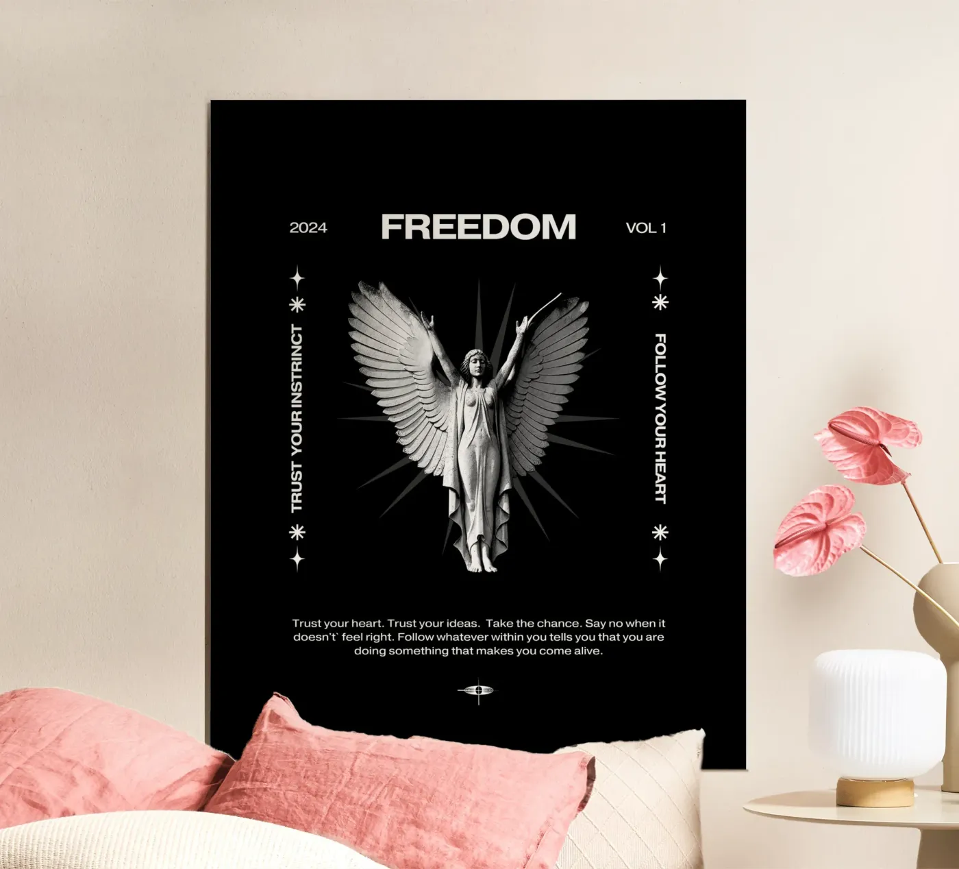 FREEDOM Poster von BAWA