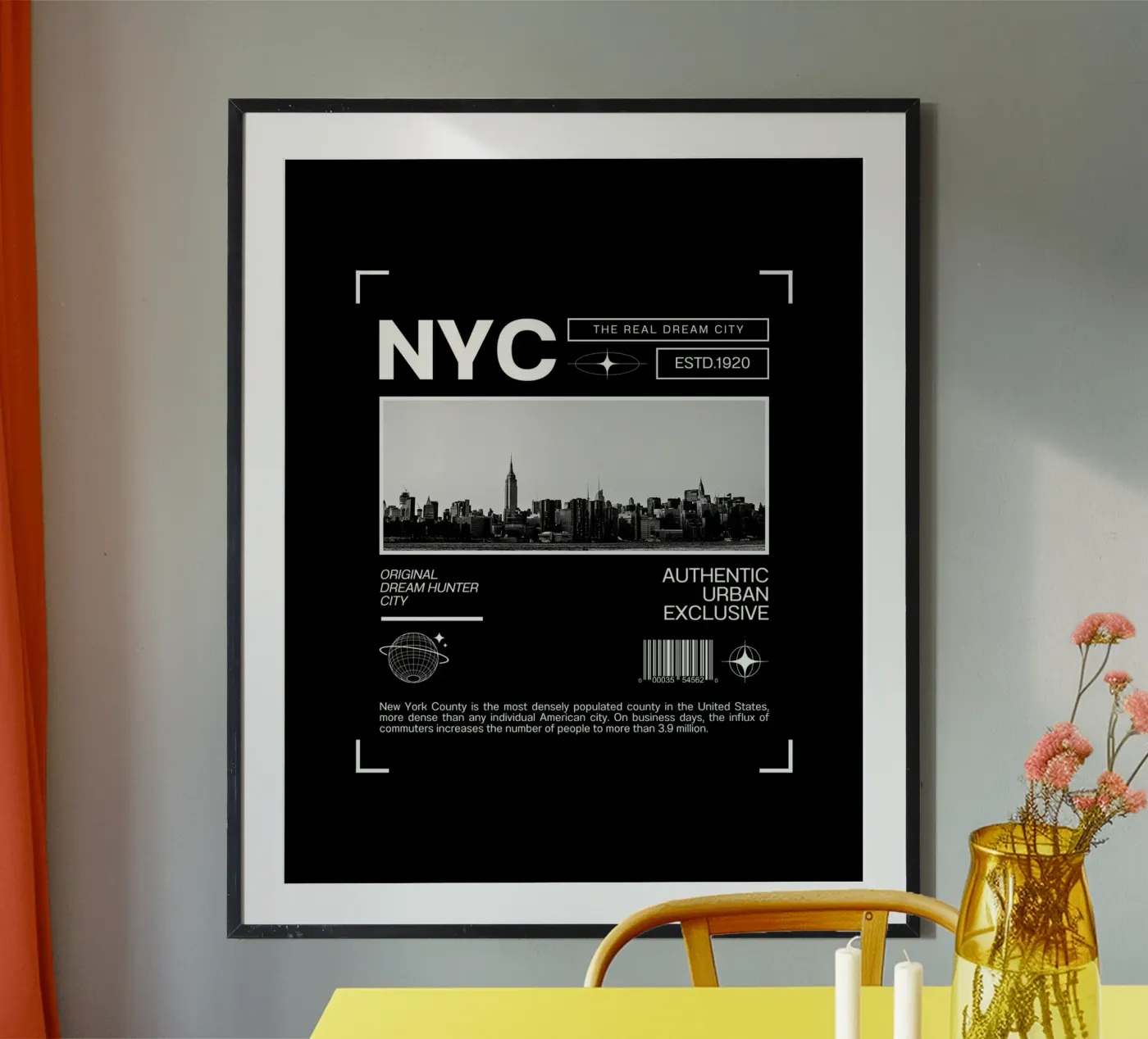 NYC poster de BAWA