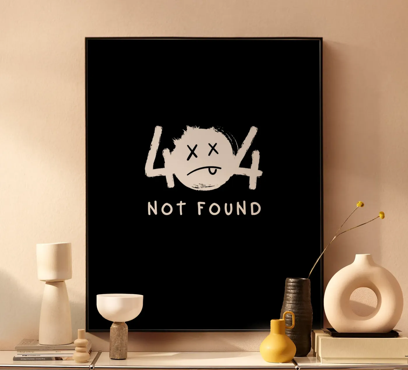 404 NOT FOUND acrylic glass by BAWA