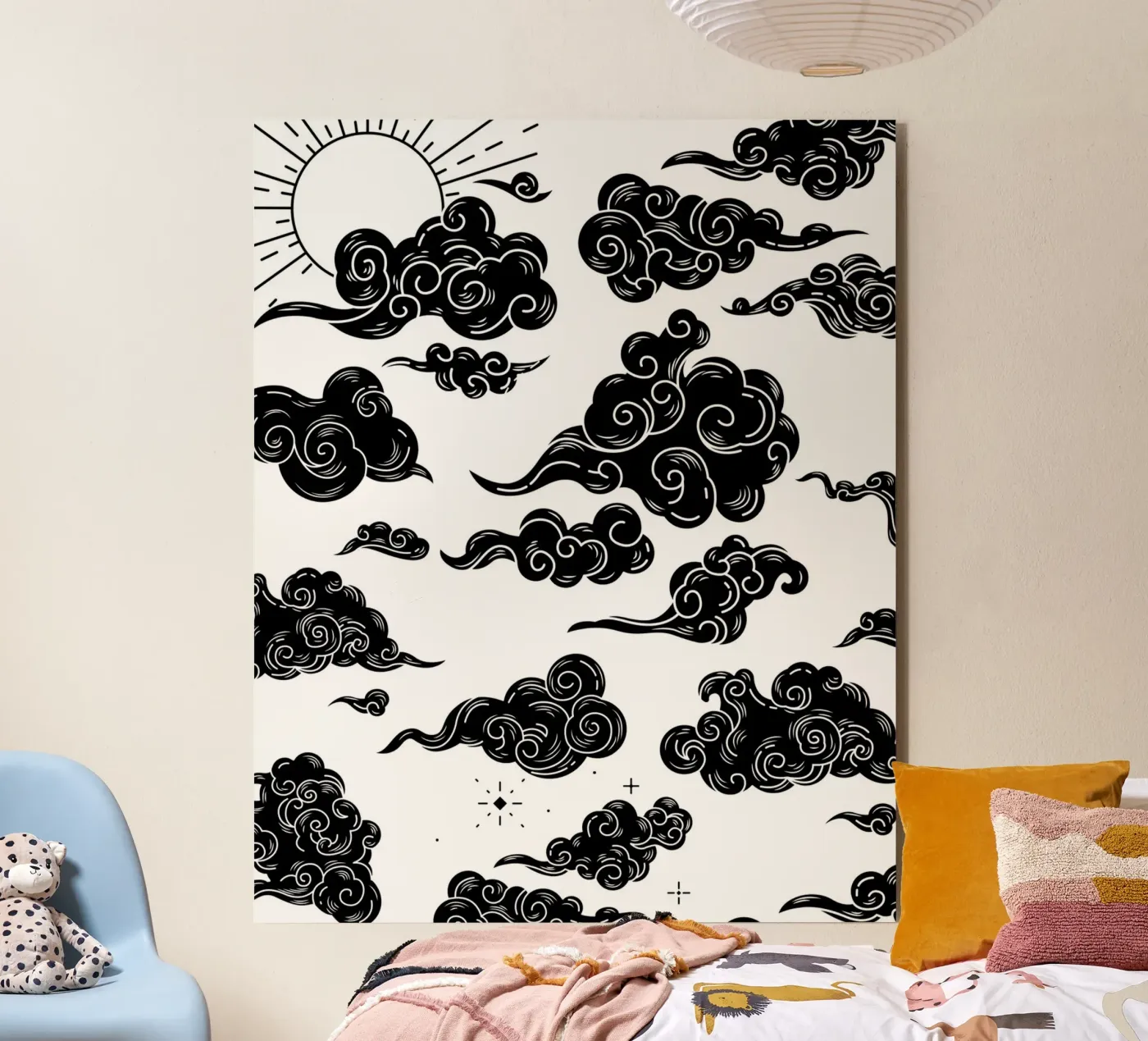 CLOUDS forex-plaat van BAWA