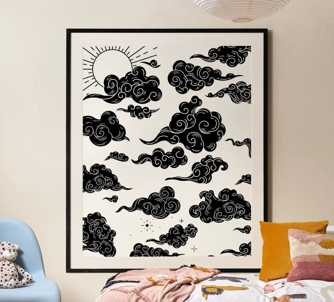 CLOUDS carta hahnemühle da BAWA