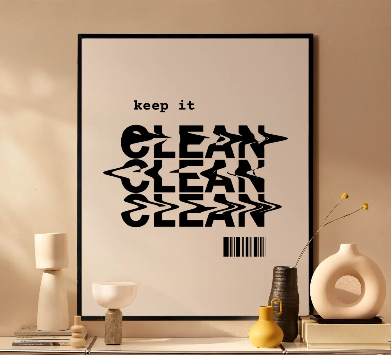 KEEP IT CLEAN poster da BAWA