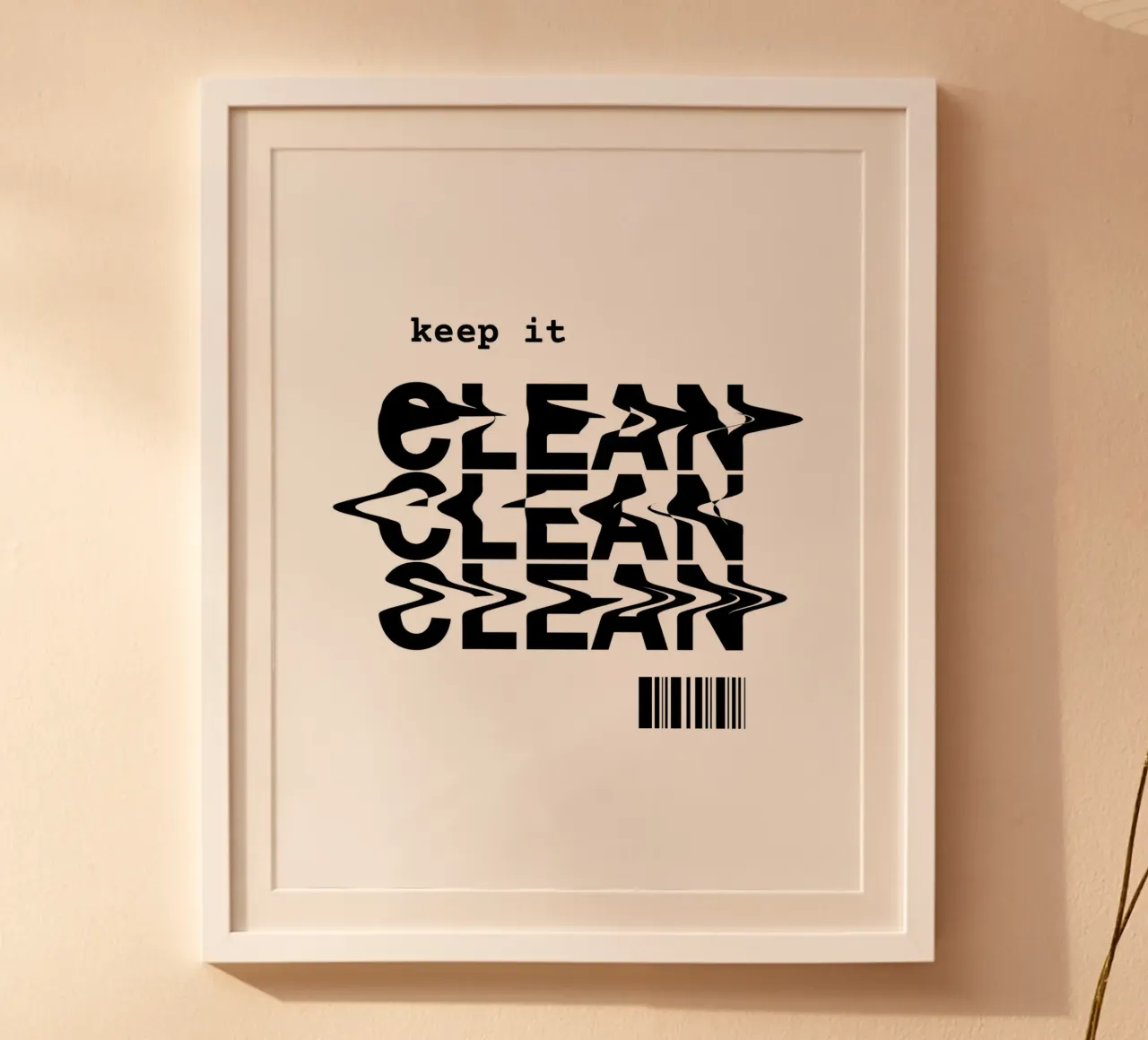 KEEP IT CLEAN poster da BAWA