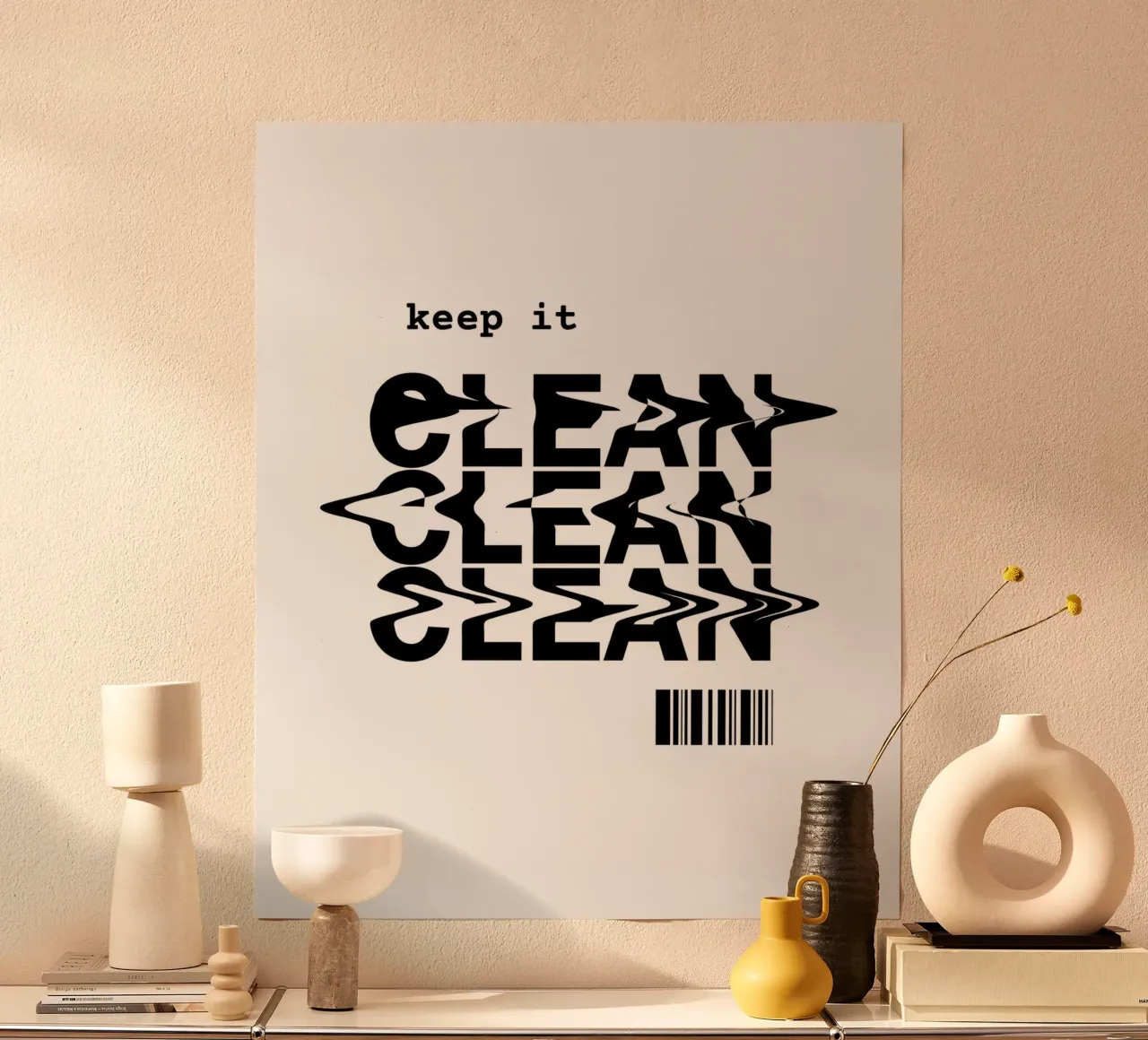 KEEP IT CLEAN poster da BAWA