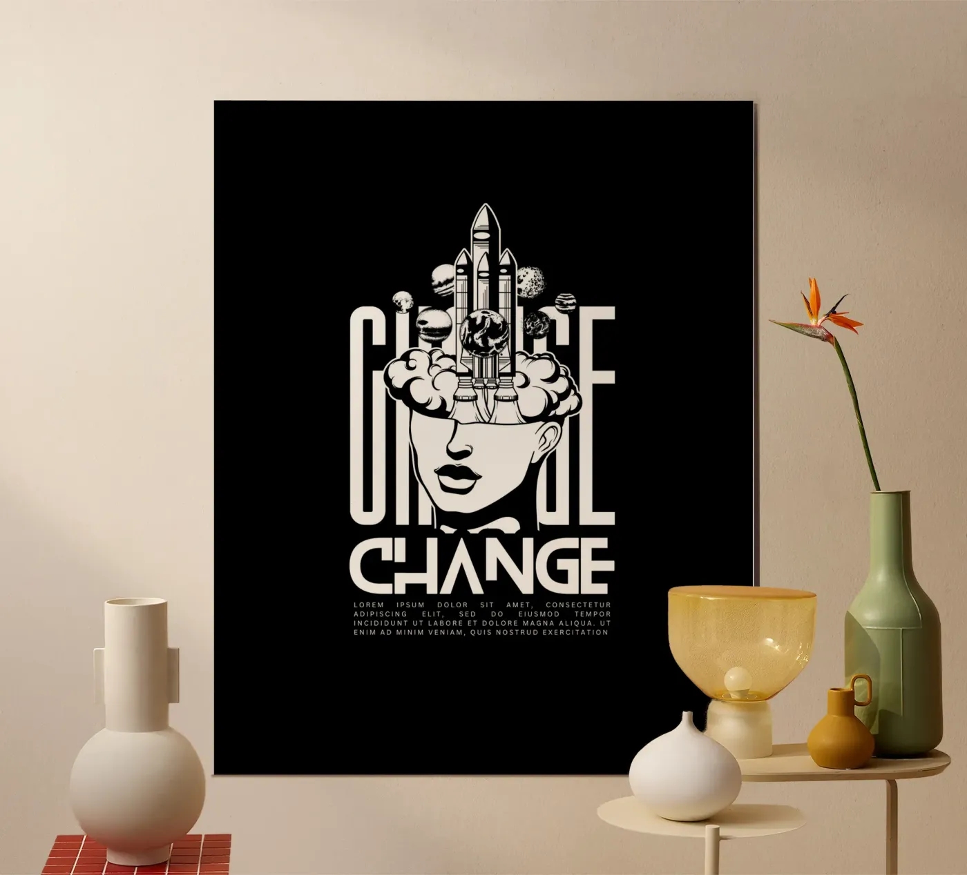 CHANGE poster by BAWA
