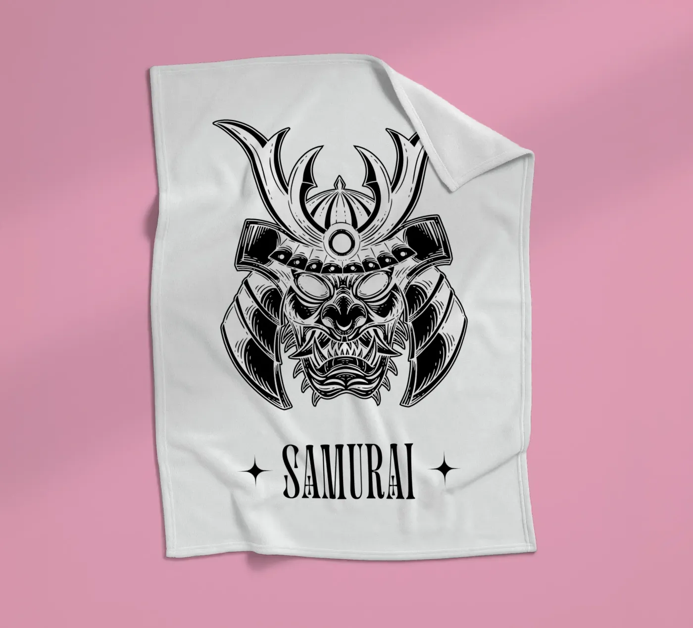 SAMURAI fleece blanket by BAWA