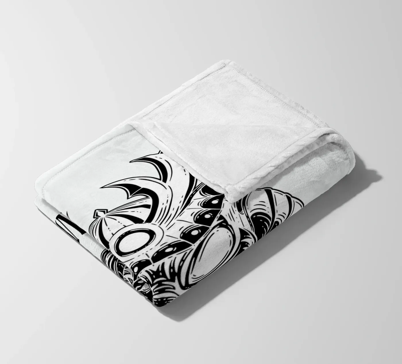 SAMURAI fleece blanket by BAWA