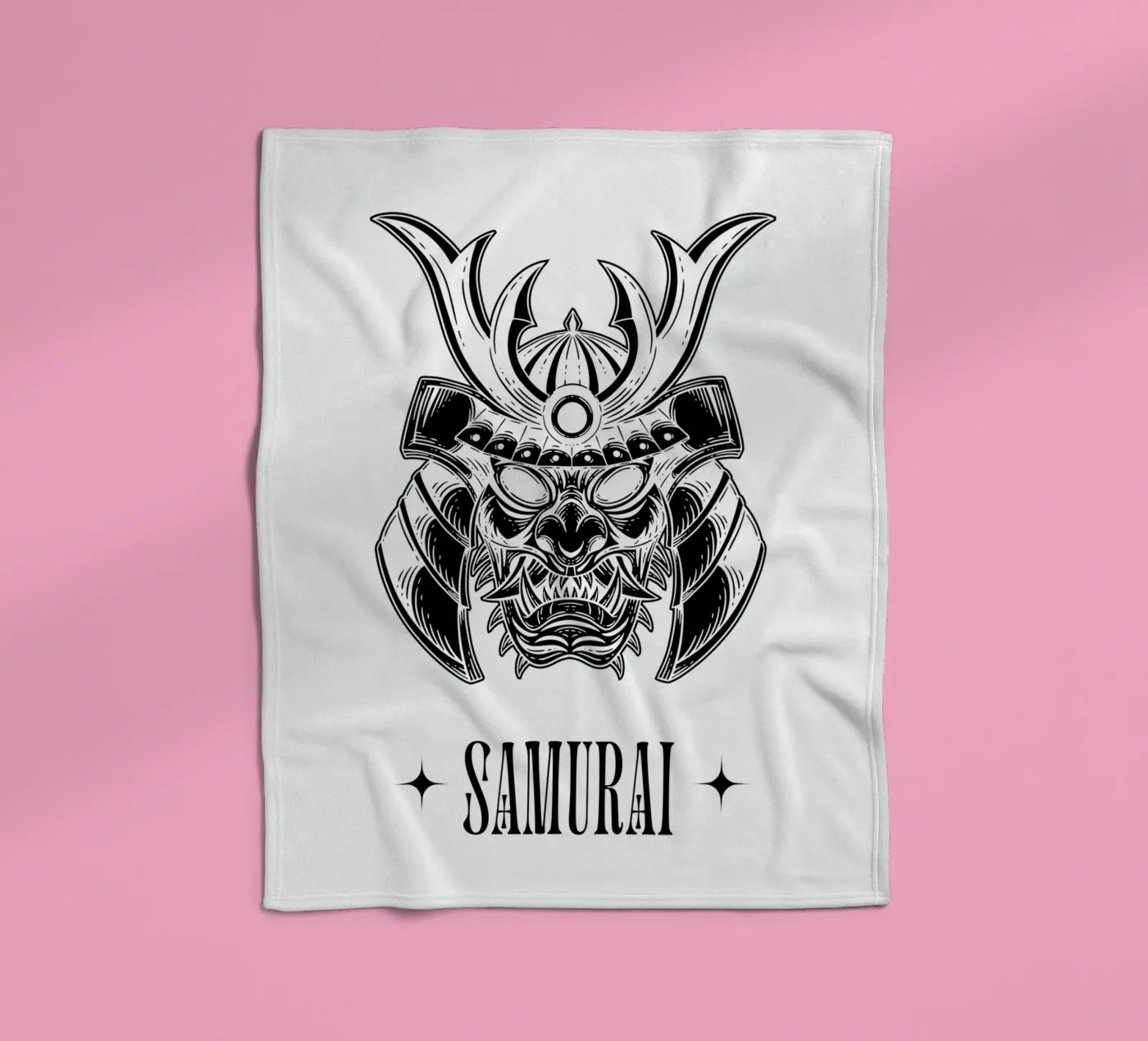 SAMURAI fleece blanket by BAWA