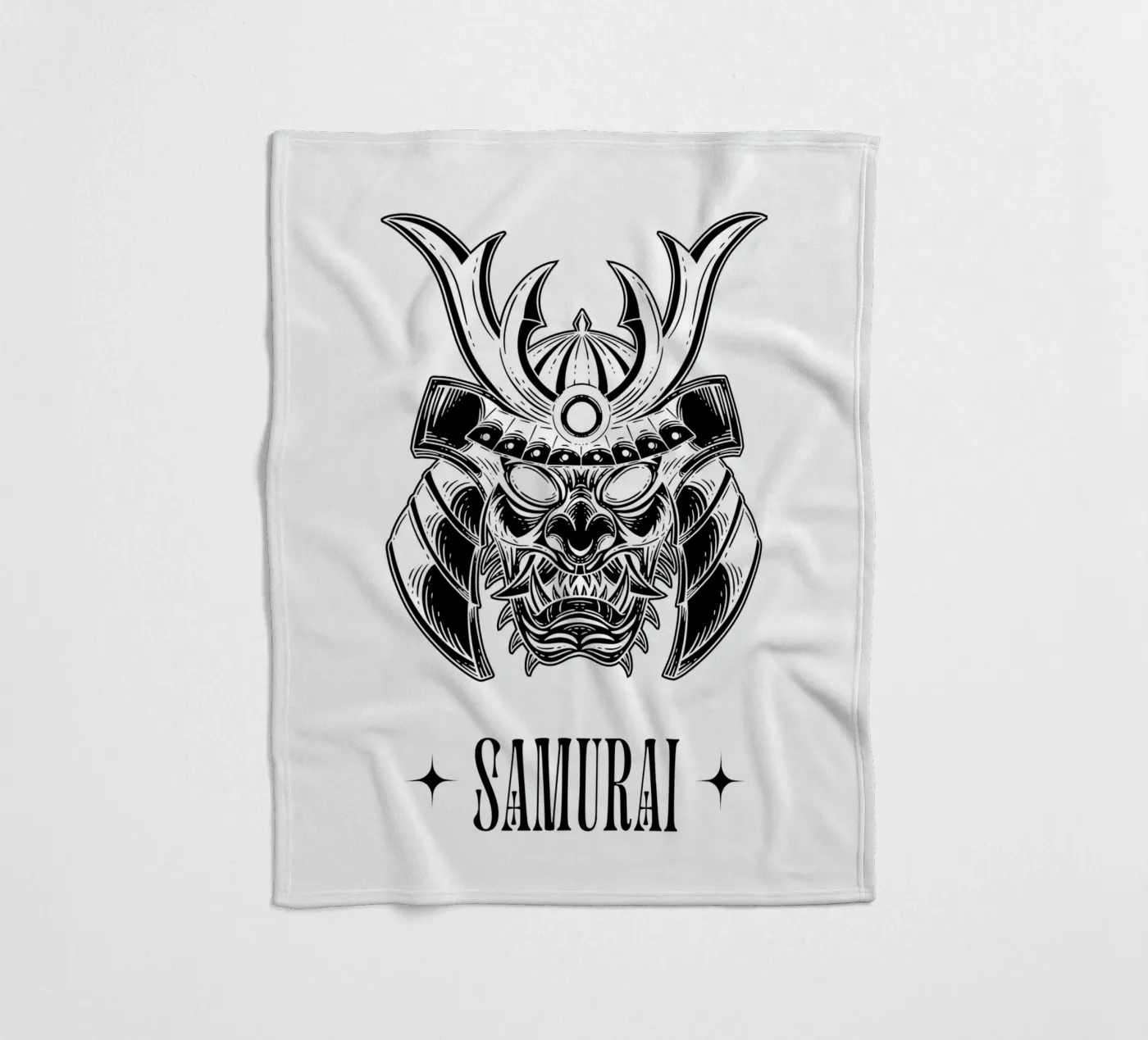 SAMURAI fleece blanket by BAWA