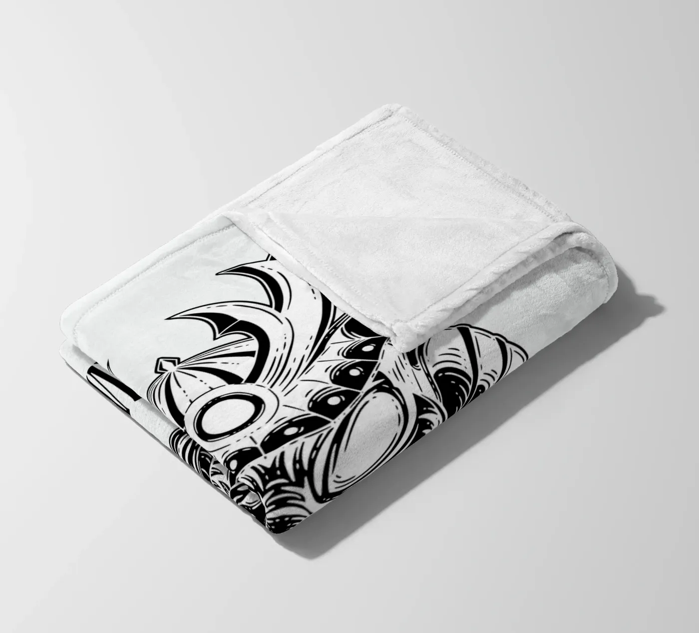 SAMURAI fleece blanket by BAWA