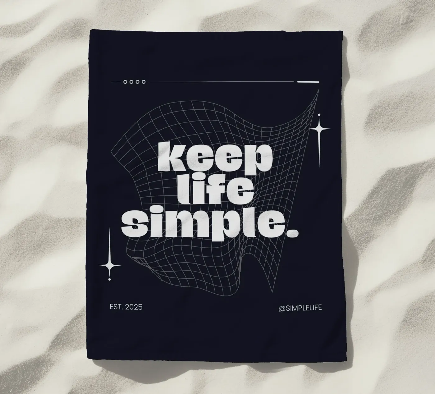 KEEP LIFE SIMPLE telo mare da BAWA