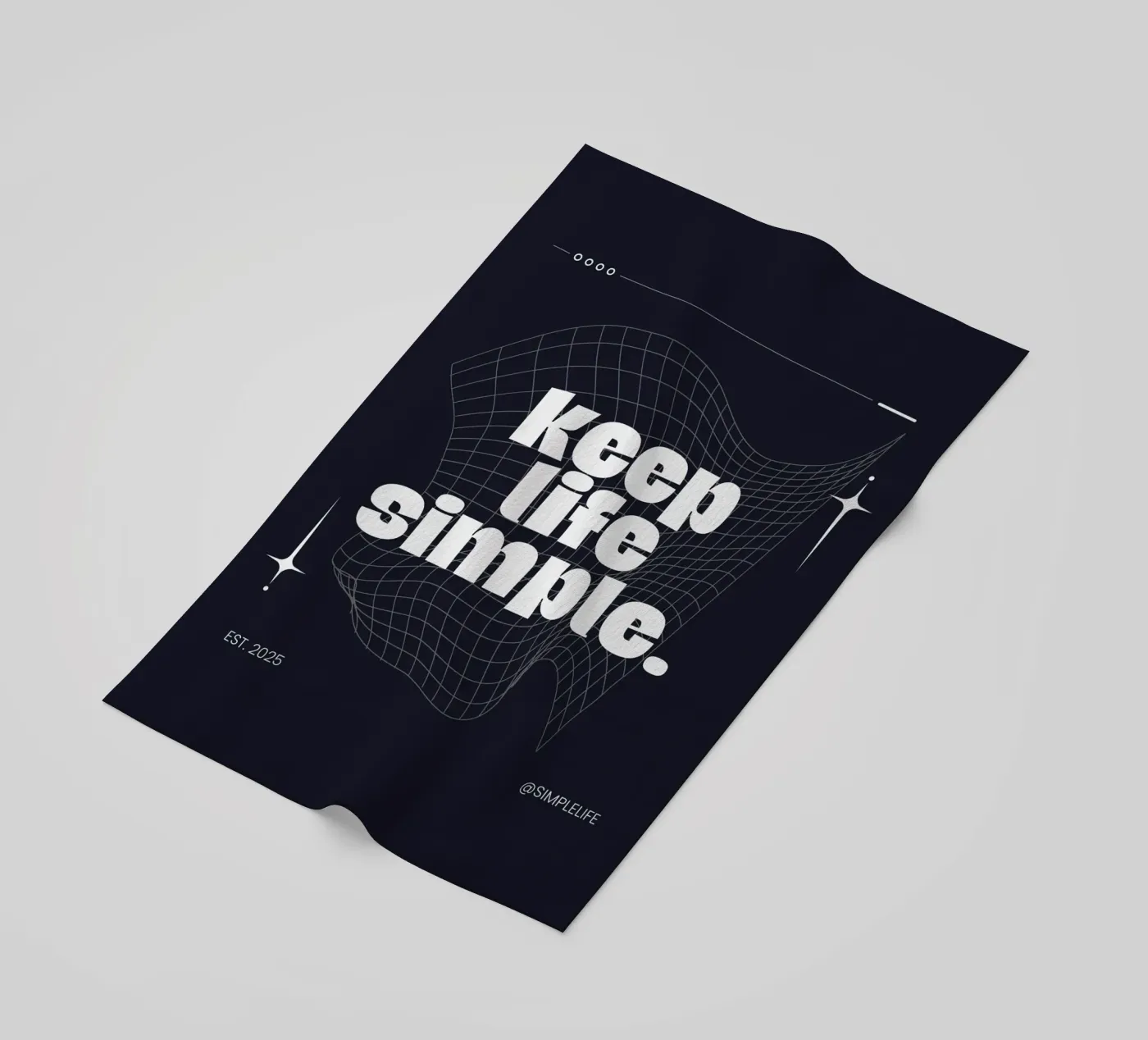 KEEP LIFE SIMPLE telo mare da BAWA