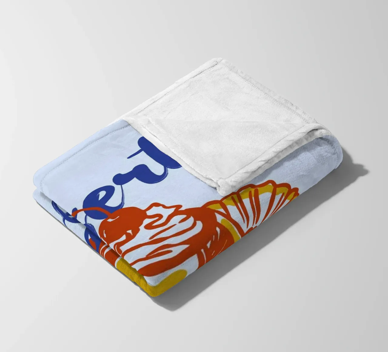 Boho Food 18 Dessert First coperta in pile da Boho Print Collection