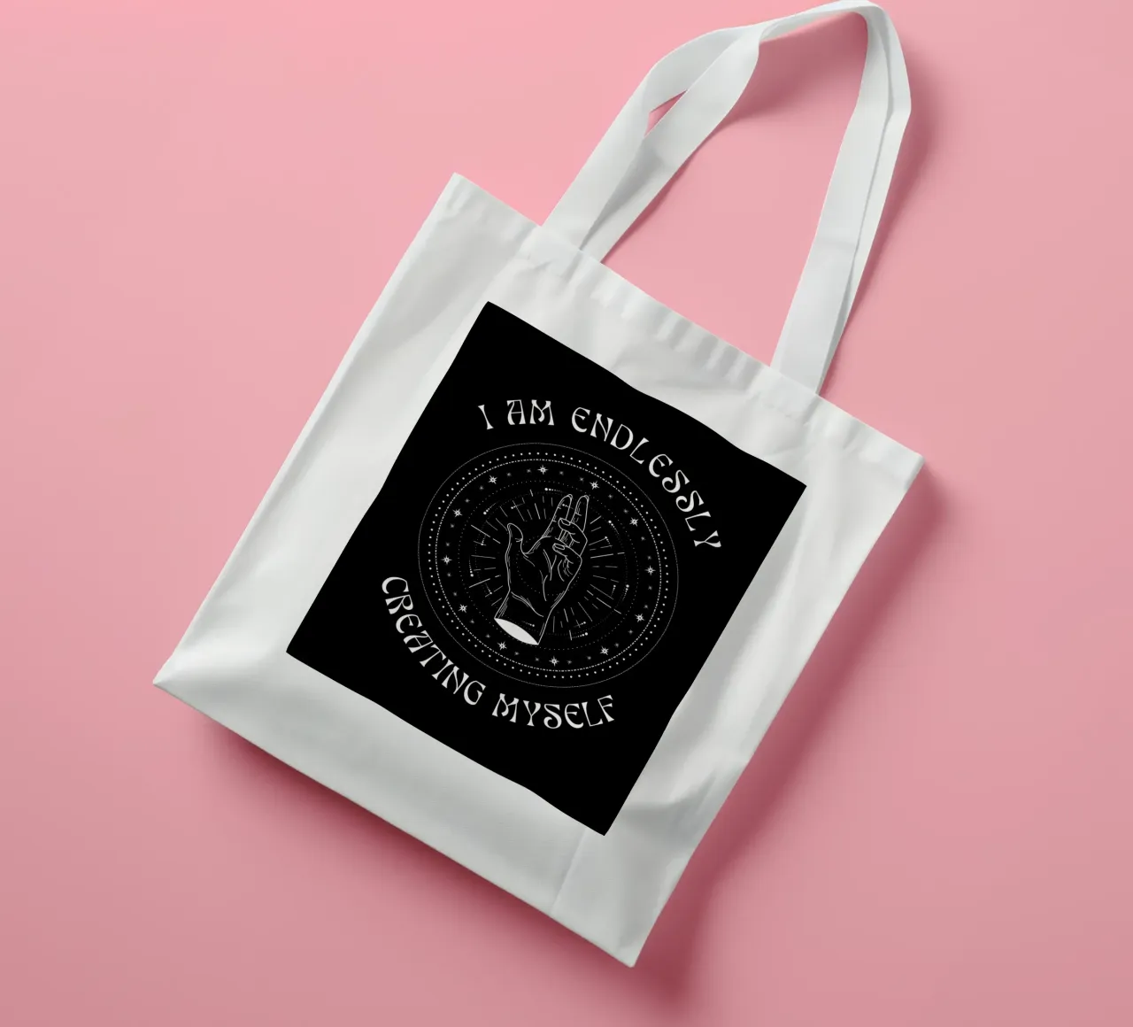 CREATING MYSELF borsa in juta da BAWA