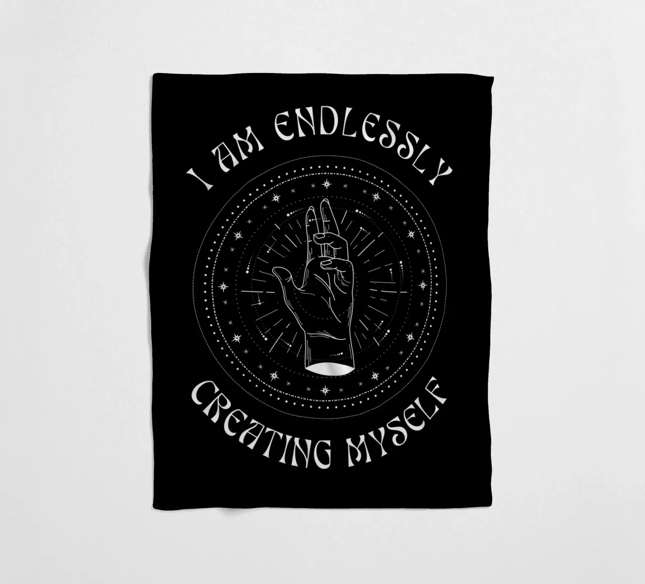 CREATING MYSELF coperta in pile da BAWA