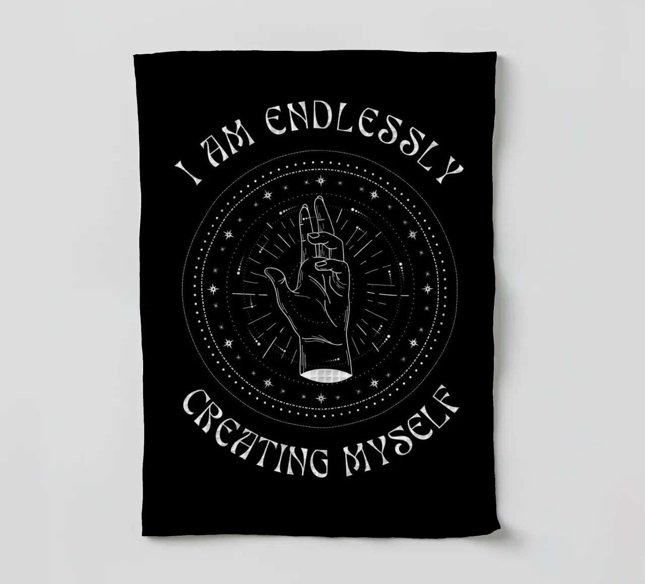 CREATING MYSELF torchon de BAWA