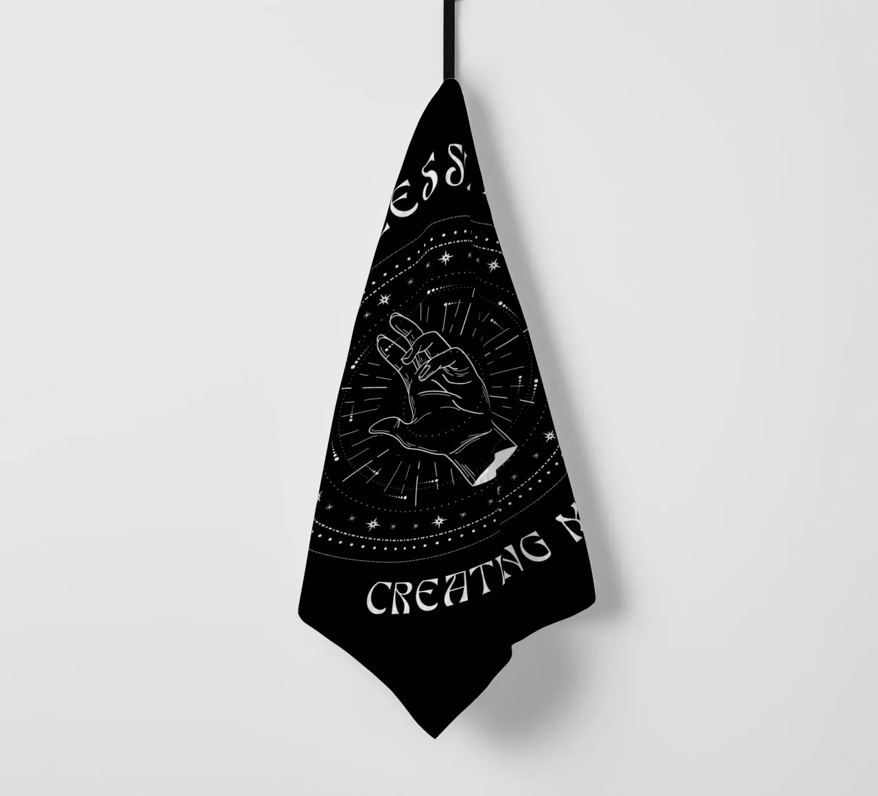 CREATING MYSELF torchon de BAWA