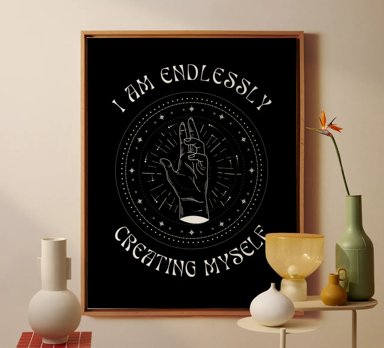 CREATING MYSELF tela da BAWA