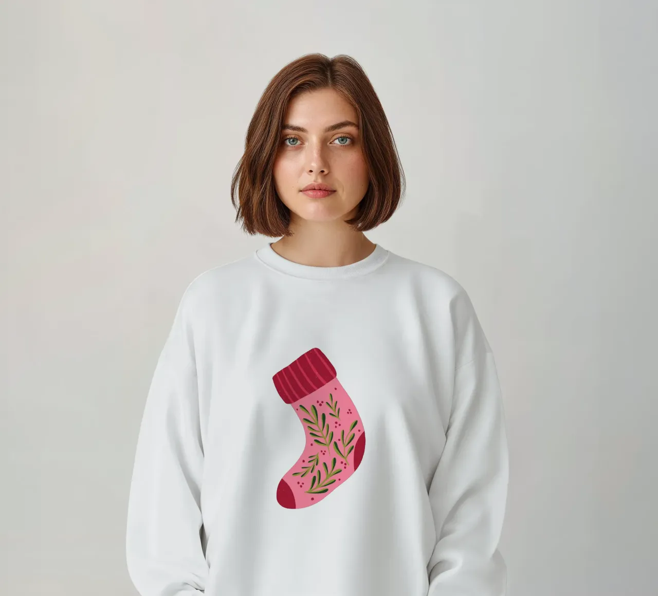 Christmas Sock sweatshirt by Wackapacka Holiday Shop