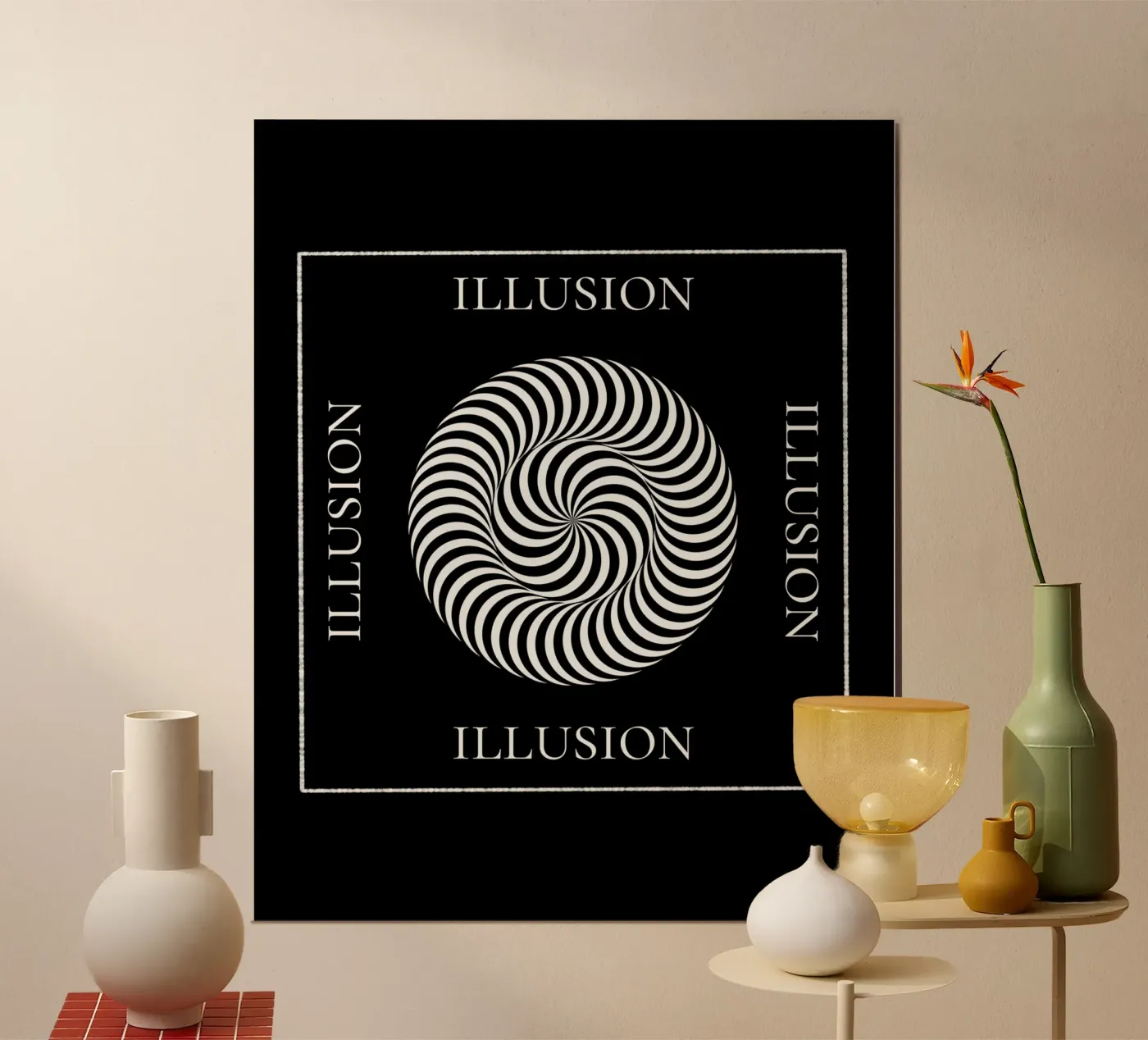 ILLUSION Poster von BAWA